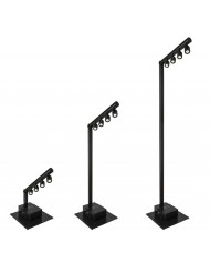 BT-AKKUPOLE - Palo LED DMX Wireless a Batteria con proiettori 4x5W bianchi