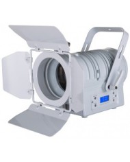 Elegante faro bianco a LED con zoom manuale 10° - 50°. LED da 50watt Elegante faro bianco a LED con zoom manuale 10° - 50°. LED da 50watt