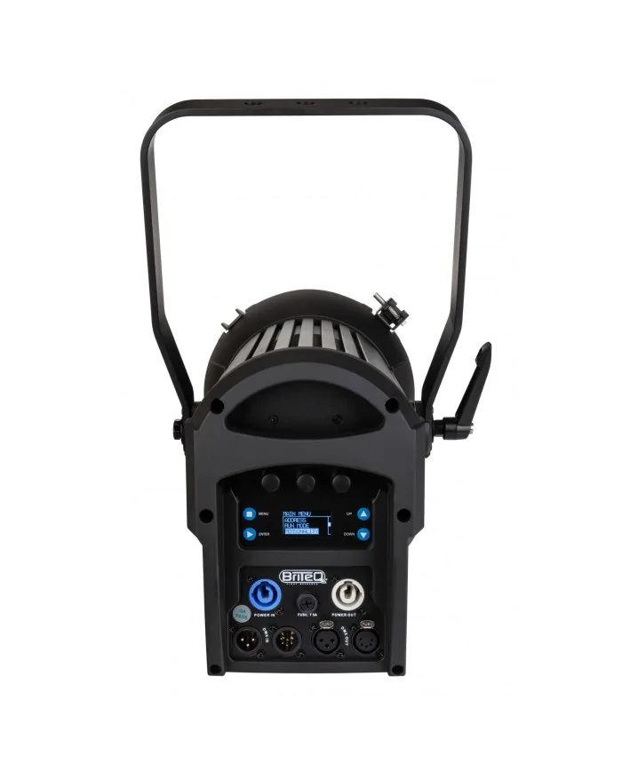 Potente spot teatrale o cinematografico LED "ALL-IN-1" con zoom mot.