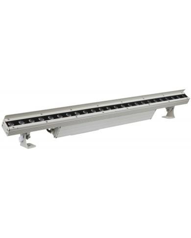 Barra LED RGBW con protezione IP studiata per illuminare edifici e per utilizzo come wall washer Barra LED RGBW con protezione IP studiata per illuminare edifici e per utilizzo come wall washer
