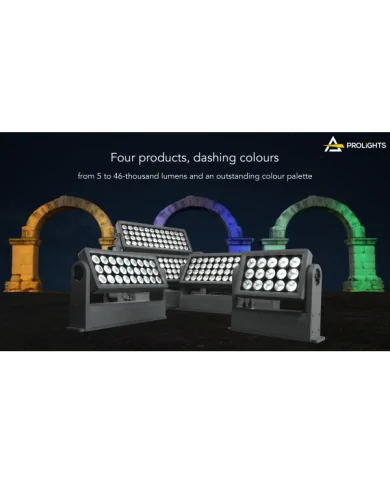 Come illuminare facciate ed edifici con fari LED per Esterni IP66