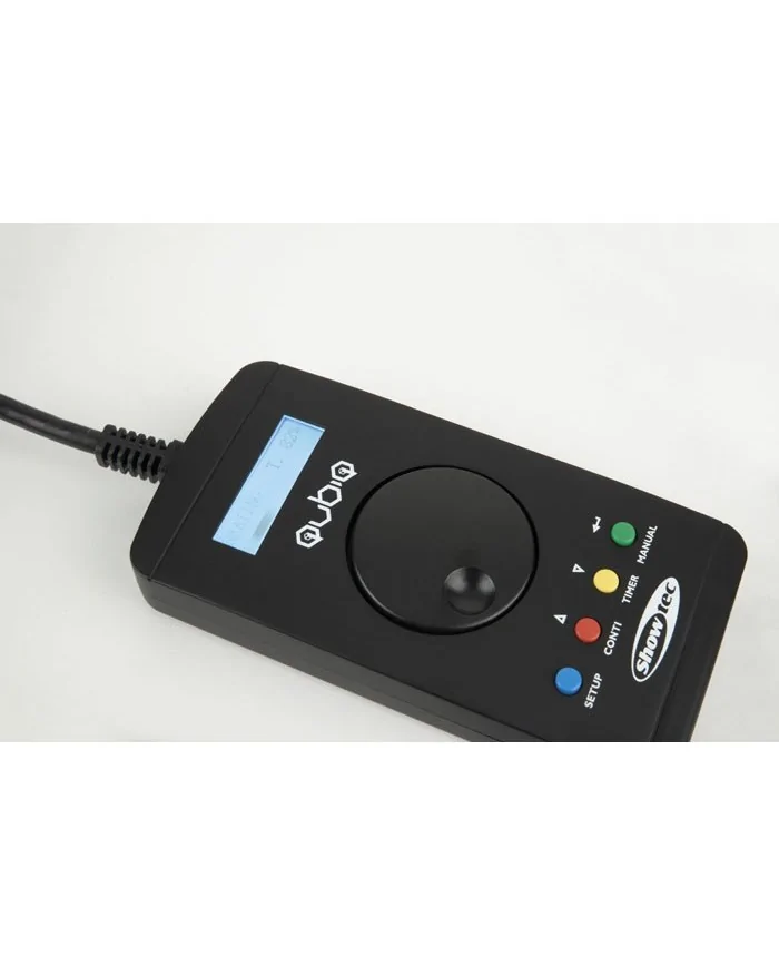 Lo Showtec Qubiq S2500 è una macchina del fumo professionale da 2500 W.