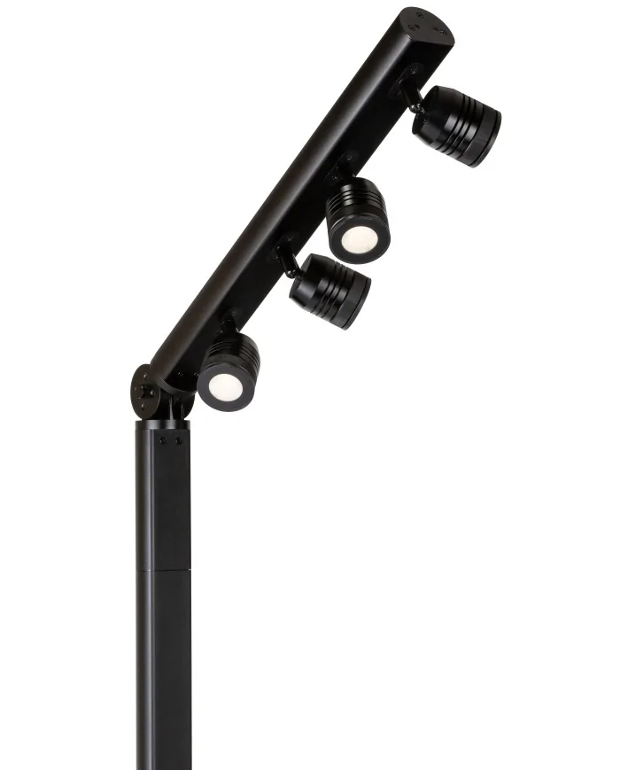 BT-AKKUPOLE Palo LED DMX Wireless a Batteria con proiettori 4x5W bianchi