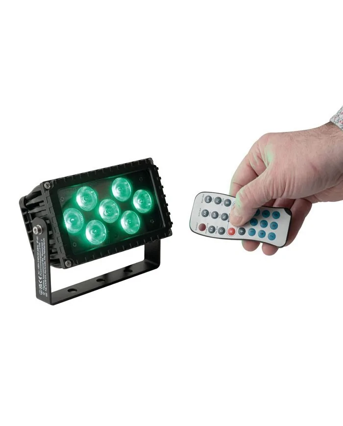 Fari per esterno a LED RGB IP65 per edifici.Tutti i colori.Con Radiocomando opzionale