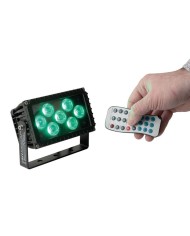 Fari per esterno a LED RGB IP65 per edifici.Tutti i colori.Con Radiocomando opzionale