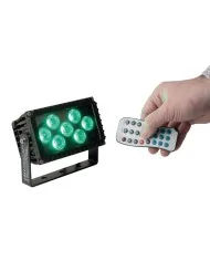 Fari per esterno a LED RGB IP65 per edifici.Tutti i colori.Con Radiocomando opzionale
