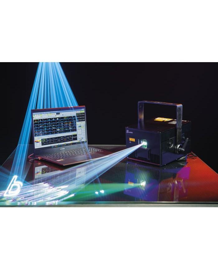 Laser per spettacoli a colori da 11.000 mW con controllo Pangolin FB4
