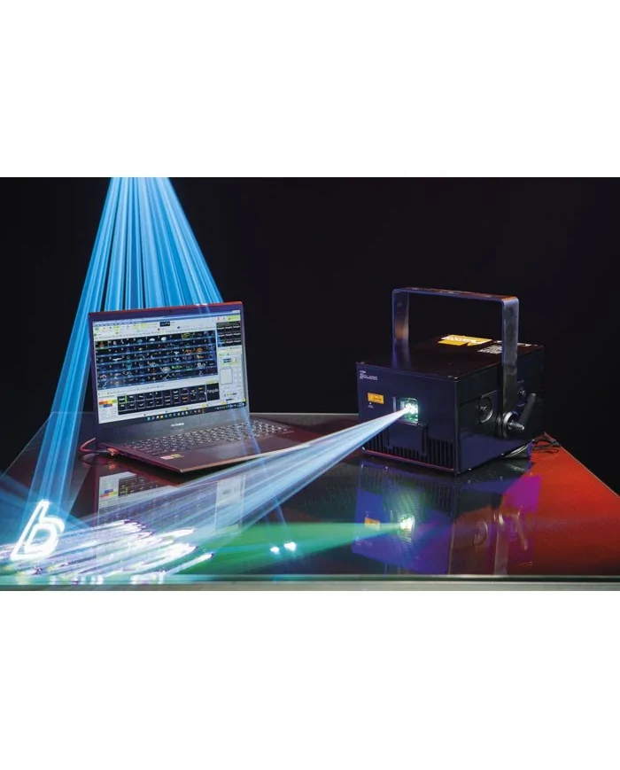Laser per spettacoli a colori da 11.000 mW con controllo Pangolin FB4