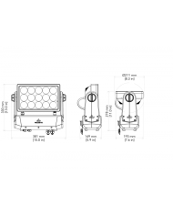 Smart BatWash è un Wash Light outdoor ad alta potenza anche a batterie