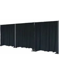 Supporto drappo telescopico 180(l) - 300(l)cm per tende mobili divisorie