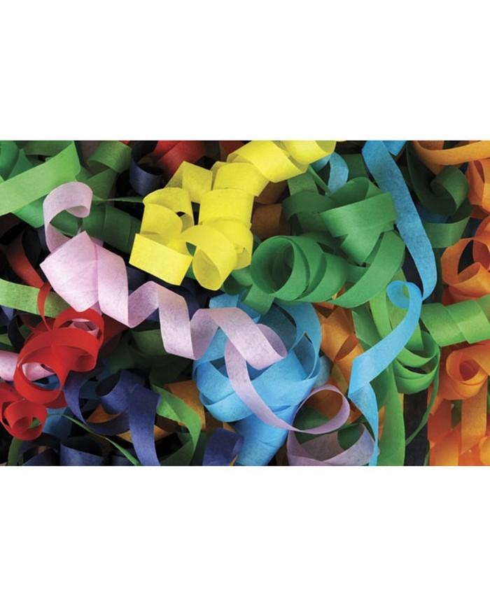 Tubo spara Stelle Filanti muticolore da cannoncino elettrico