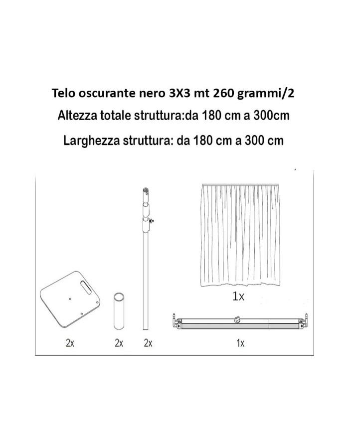 telo oscurante nero telo oscurante nero