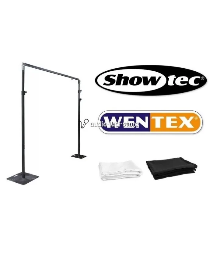 Tenda con drappeggio per strutture portatili pareti mobili