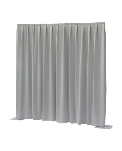 Tenda Dimout Drappeggiato Grigio Chiaro 300(l) x 300(h)cm, P&D Dimout 260 g/m² Tenda Dimout Drappeggiato Grigio Chiaro 300(l) x 300(h)cm, P&D Dimout 260 g/m²