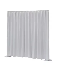 Tenda drappeggiata bianca per fondali oscuramenti sistema Pipe &Drape