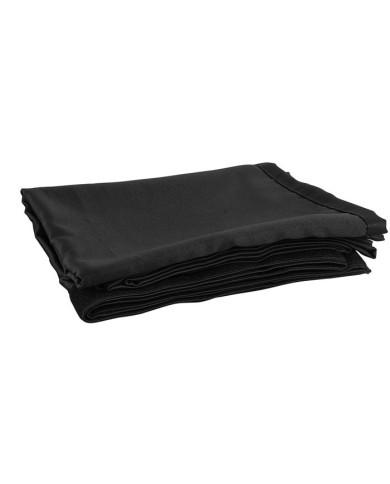 Tenda Pipe and Drape Molton 300 g/mq Colore nero - 330 (L) x 300 (A) cm - non plissettato Tenda Pipe and Drape Molton 300 g/mq Colore nero - 330 (L) x 300 (A) cm - non plissettato