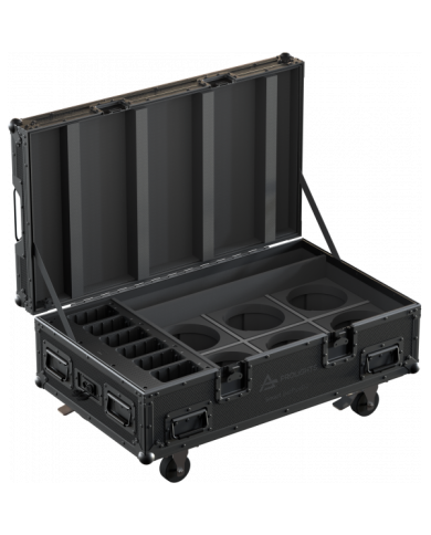 Fly Case con carica-batterie incluso per 6 proiettori SMARTBATPLUSG2.