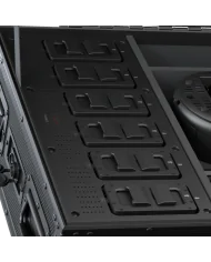 Fly Case con carica-batterie incluso per 6 proiettori SMARTBATPLUSG2.