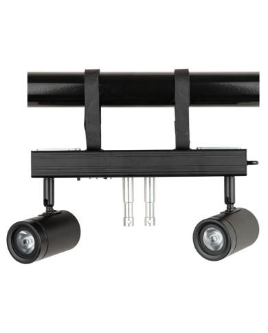 Barra LED a Batteria per Camerini, Esposizioni, mostre su Pipe &Drape Barra LED a Batteria per Camerini, Esposizioni, mostre su Pipe &Drape