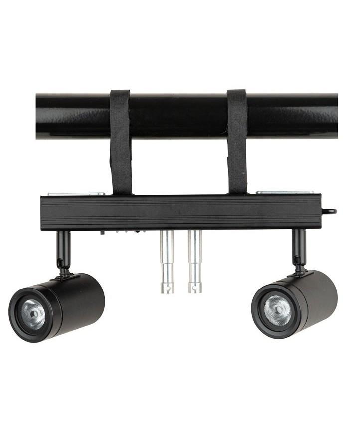 Barra LED a Batteria per Camerini, Esposizioni, mostre su Pipe &Drape Barra LED a Batteria per Camerini, Esposizioni, mostre su Pipe &Drape