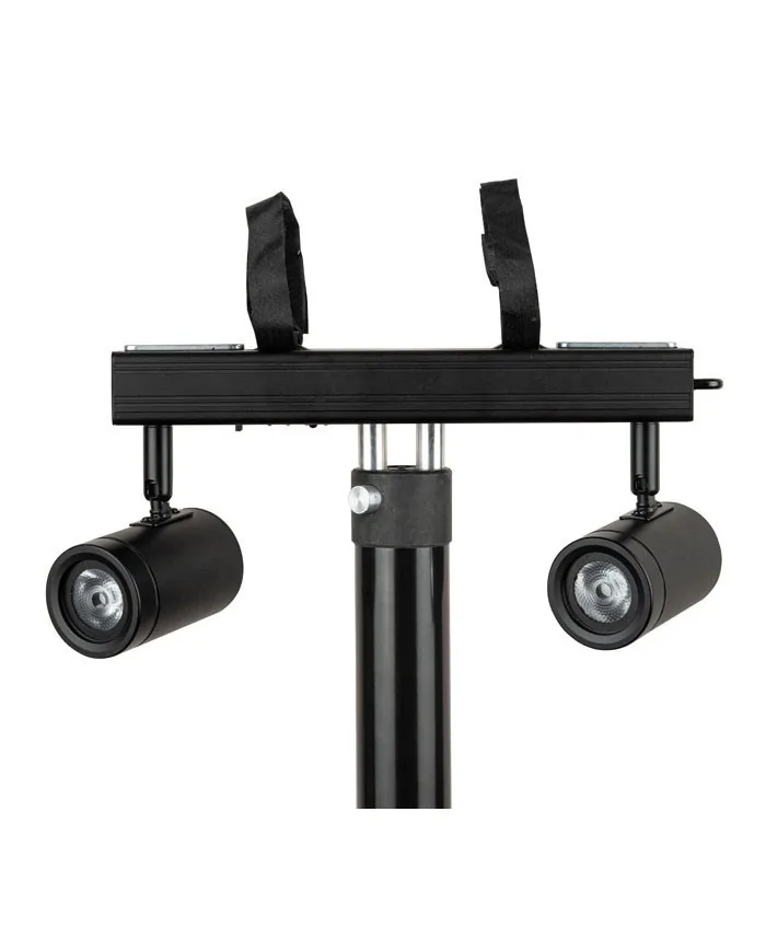 Barra LED a Batteria per Camerini, Esposizioni, mostre su Pipe &Drape