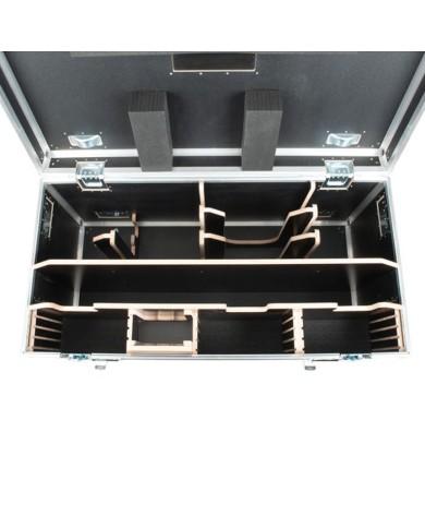 Case progettato per contenere i componenti di un kit Pipe & Drape FOH. Case progettato per contenere i componenti di un kit Pipe & Drape FOH.