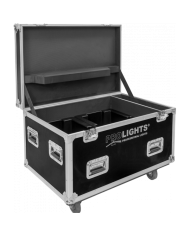 Flight case con scomparti disegnato per contenere 2 proiettori MOSAICO