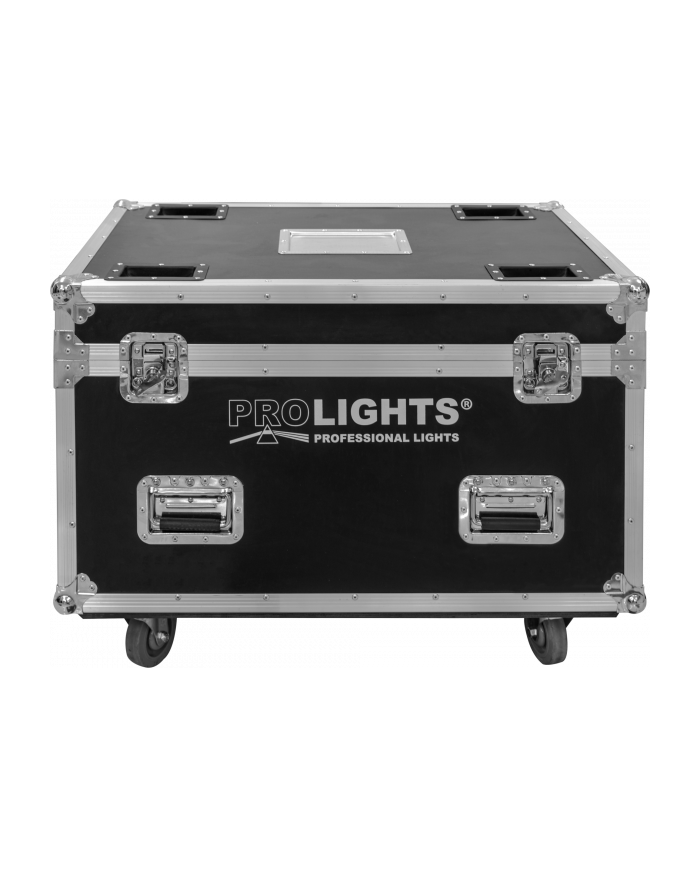 Flight case con scomparti disegnato per contenere 2 proiettori MOSAICO