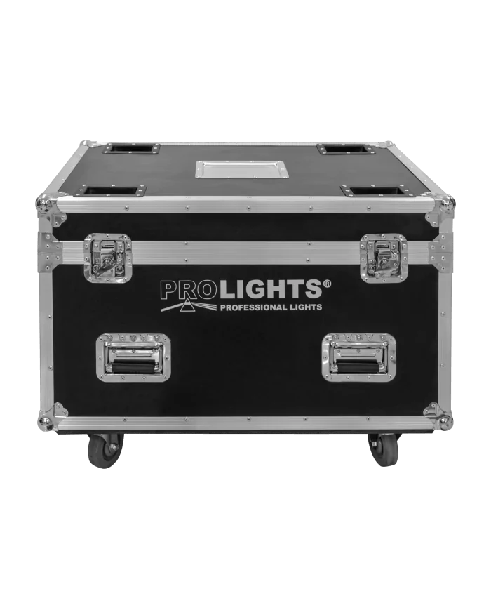 Flight case con scomparti disegnato per contenere 2 proiettori MOSAICO