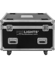 Flight case con scomparti disegnato per contenere 2 proiettori MOSAICO