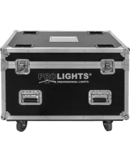 Flight case con scomparti disegnato per contenere 2 proiettori MOSAICO