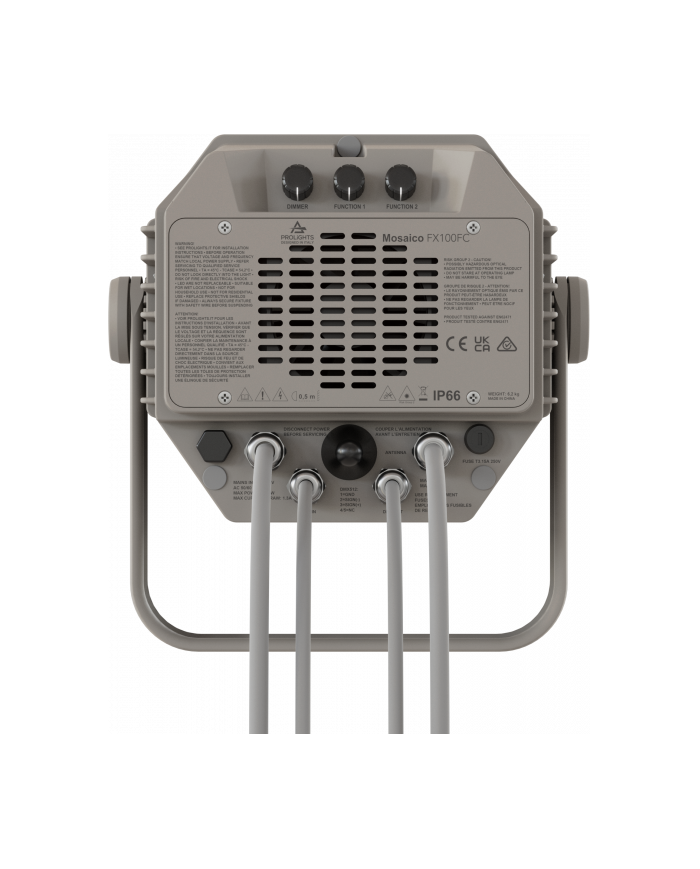 Proiettore d'immagine e d'effetti luminosi LED RGBW bianca da 100W