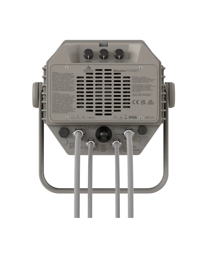 Proiettore d'immagine e d'effetti luminosi LED RGBW bianca da 100W