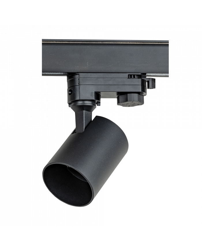Trenton GU10 binario trifase Track Light Nero