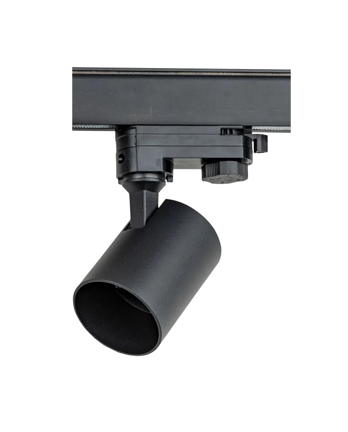 Trenton GU10 binario trifase Track Light Nero