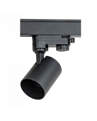 Trenton GU10 binario trifase Track Light Nero
