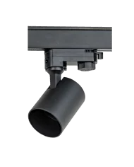 Trenton GU10 binario trifase Track Light Nero