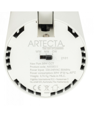 Proiettore da binario track mounted a led per quadri ed opere