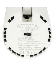 Proiettore da binario track mounted a led per quadri ed opere