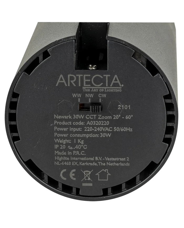 Newark 30 W CCT Zoom 20°–60° binario trifase