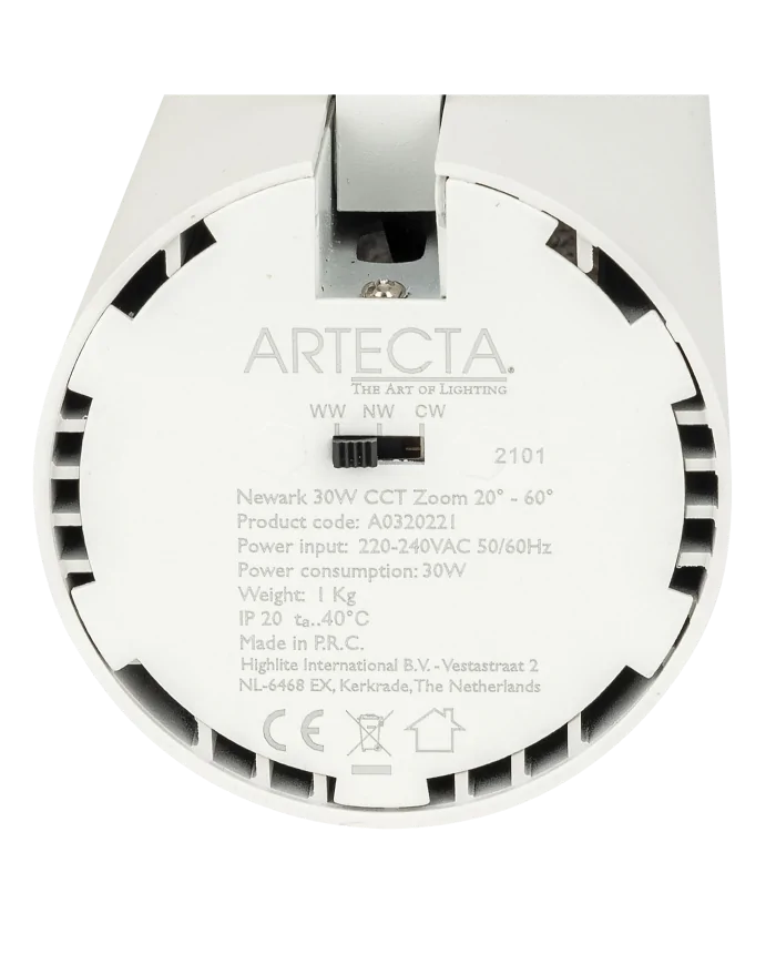 Newark 30 W CCT Zoom 20°–60° binario trifase