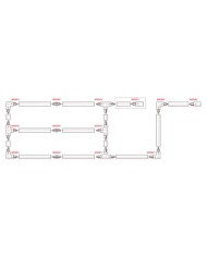 3-Phase Track 1000 mm nero 3-Phase Track 1000 mm nero