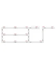 3-Phase Track 1000 mm nero