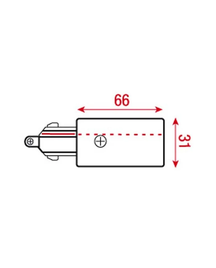 3-Phase Left Feed-In Connector