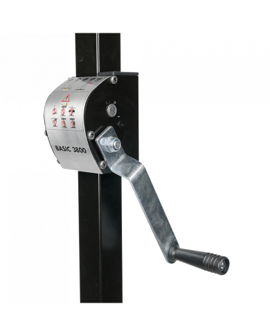 Supporto con avvolgimento con carico (80 kg) ma senza bisogno di cavi.