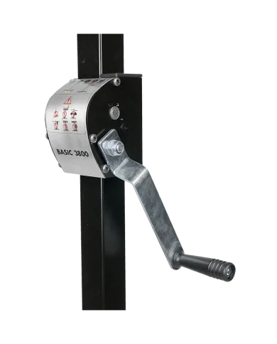 Supporto con avvolgimento con carico (80 kg) ma senza bisogno di cavi.