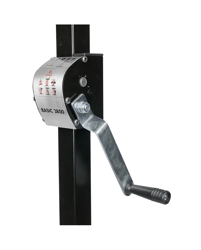 Supporto con avvolgimento con carico (80 kg) ma senza bisogno di cavi.