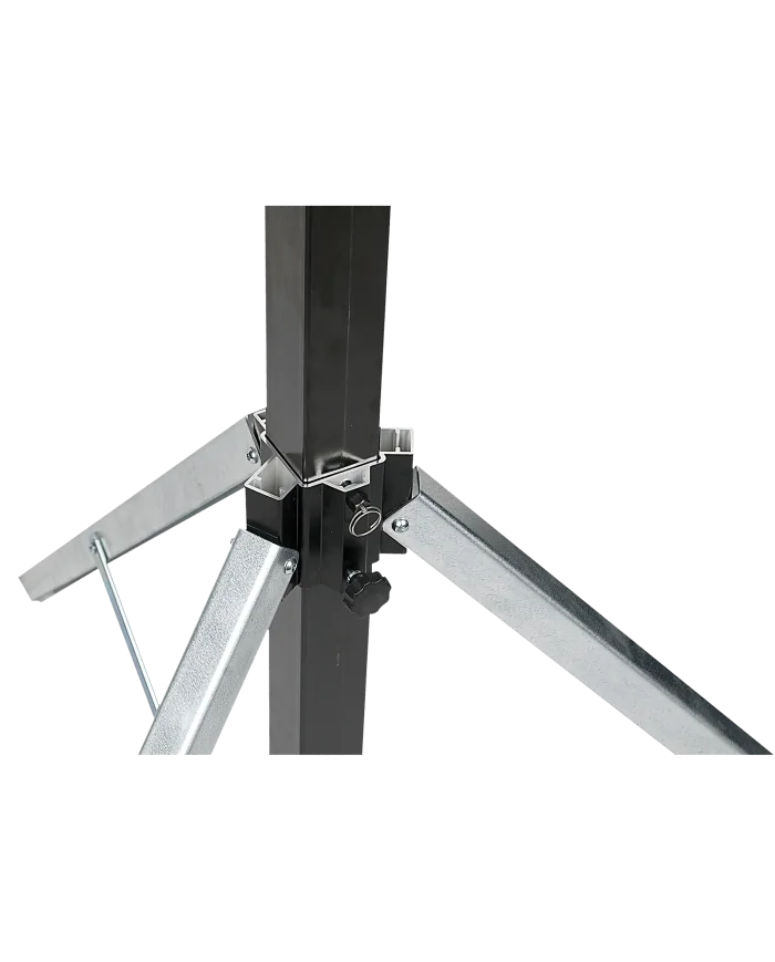 Supporto con avvolgimento con carico (80 kg) ma senza bisogno di cavi.