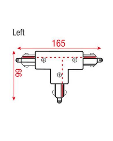 3-Phase Left T-Connector 3-Phase Left T-Connector