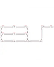 Binari illuminazione monofase per faretti